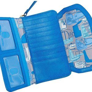 Vera Bradley Ultimate Wristlet Ikat Diamonds Blue
